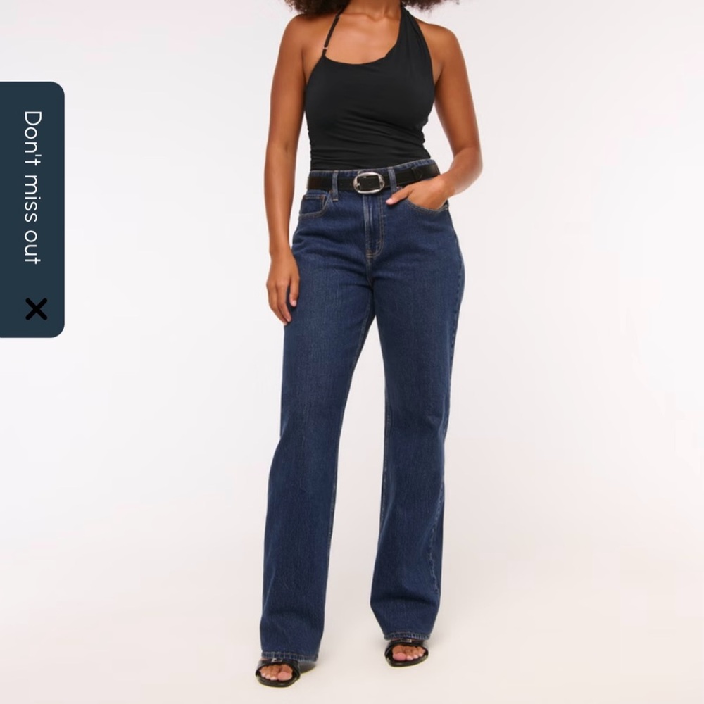 Abercrombie and Fitch curve love 90s relaxed Jean
